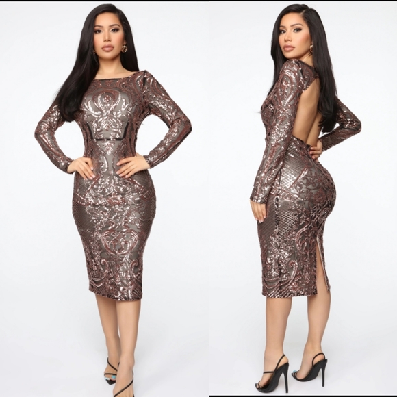 Heading to the party midi dress - Picture 1 of 14